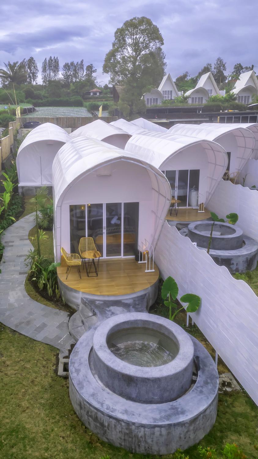 The Dewi Kintamani Luxury Glamping And Natural Hotspring Exterior photo